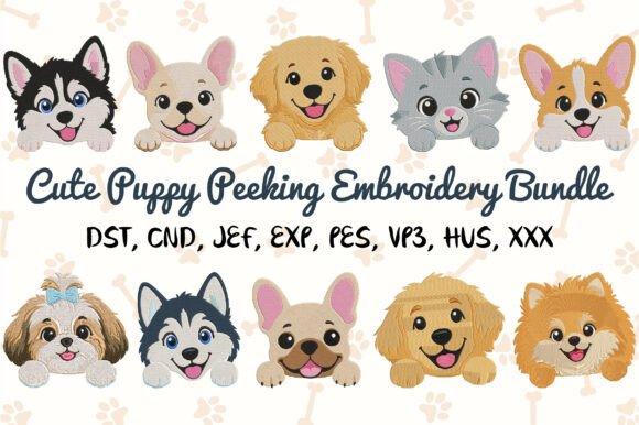 Cute Puppy Peeking Embroidery: A Designer’s Honest Review